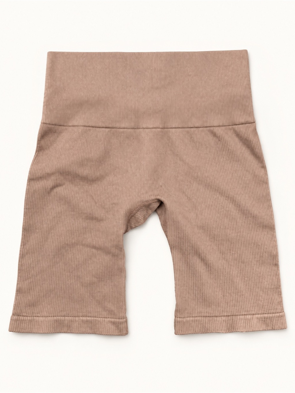 Wild Fable XS Ribbed High Rise Biker Shorts | Dusty Mauve Taupe